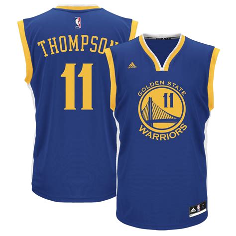 golden state warriors klay thompson adidas nba womens replica jersey|klay thompson warriors jersey.